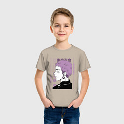 Футболка хлопковая детская Токийские мстители Такаши Мицуя, цвет: миндальный — фото 2