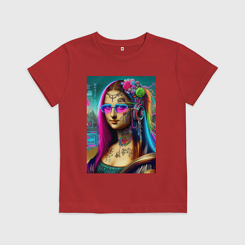 Детская футболка The Gioconda of our days is eclectic / Красный – фото 1