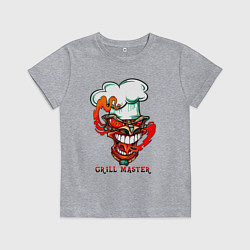 Футболка хлопковая детская Grill master, цвет: меланж