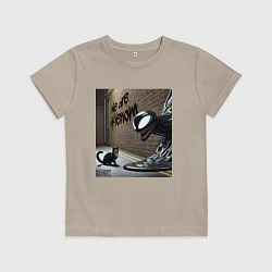 Детская футболка Cat and Symbiote - we are Venom meme