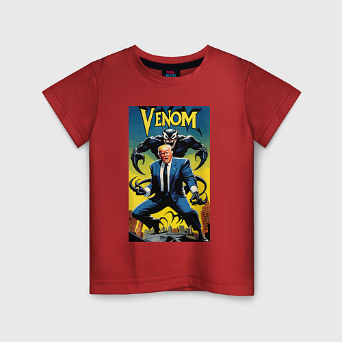 Детская футболка Venom-Trump fantasy / Красный – фото 1