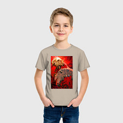 Футболка хлопковая детская Empire of Humanity - Warhammer, цвет: миндальный — фото 2