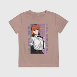 Детская футболка Человек-бензопила Макима в костюме