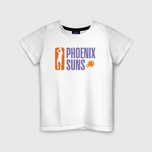 Детская футболка Phoenix Suns play / Белый – фото 1