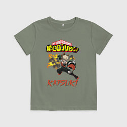 Детская футболка Моя геройская академия Кацуки