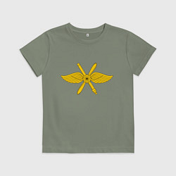 Детская футболка Воздушно-космические силы: эмблема