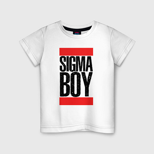 Детская футболка Sigma boy / Белый – фото 1