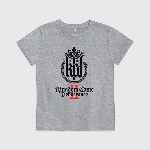 Детская футболка Kingdom Come Deliverance 2 / Меланж – фото 1
