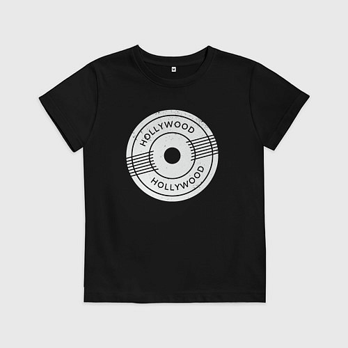 Детская футболка USA Hollywood / Черный – фото 1