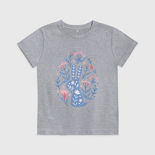 Детская футболка Орнамент в виде пасхального яйца / Меланж – фото 1