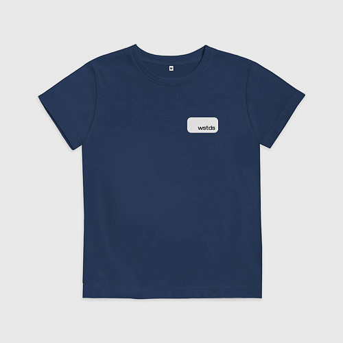 Детская футболка Madness girl / Тёмно-синий – фото 1