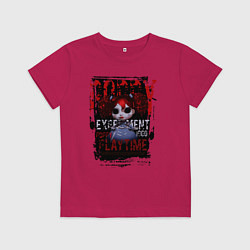 Детская футболка Кукла Поппи из Poppy Playtime