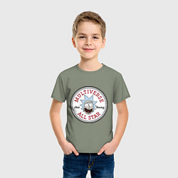 Футболка хлопковая детская Нашивка с Риком Санчесом, цвет: авокадо — фото 2