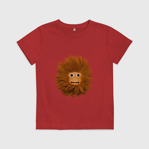 Детская футболка Funny cartoon monster / Красный – фото 1