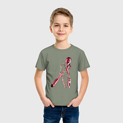 Футболка хлопковая детская Ниган с Люсиль, цвет: авокадо — фото 2