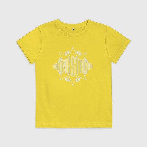 Детская футболка Gang Starr / Желтый – фото 1