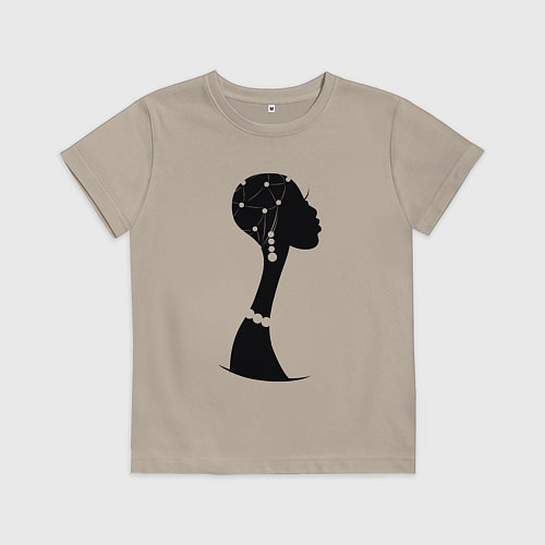 Детская футболка Woman Africa / Миндальный – фото 1