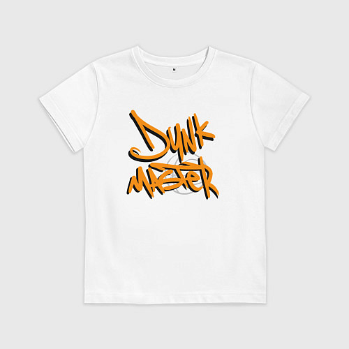 Детская футболка Dunk master / Белый – фото 1