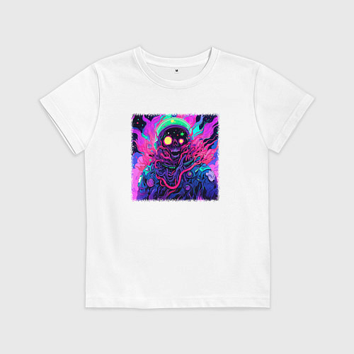 Детская футболка Космонавт чумной / Белый – фото 1