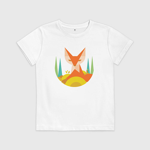 Детская футболка Forest fox / Белый – фото 1