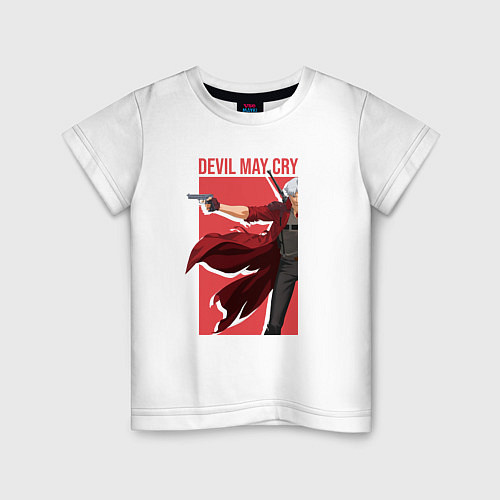 Детская футболка Anime Devil May Cry Данте / Белый – фото 1