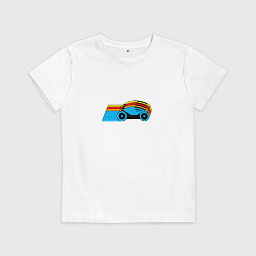 Детская футболка Tron motorbike / Белый – фото 1
