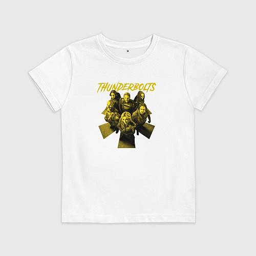 Детская футболка Громовержцы - персонажи / Белый – фото 1
