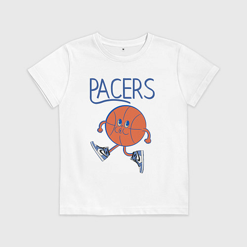 Детская футболка Pacers little ball / Белый – фото 1