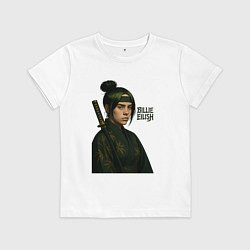 Детская футболка Билли Айлиш ниндзя