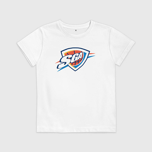 Детская футболка SGA Oklahoma / Белый – фото 1