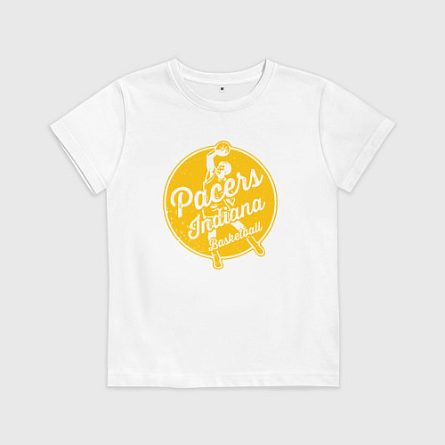 Детская футболка Pacers basketball / Белый – фото 1