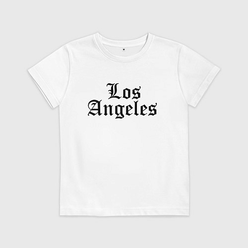 Детская футболка Los Angeles - California USA / Белый – фото 1
