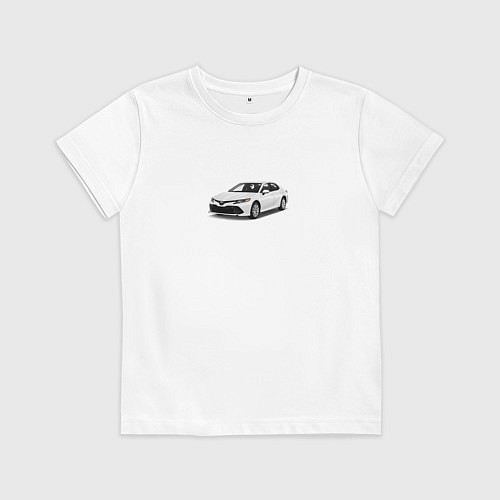 Детская футболка Toyota camry white / Белый – фото 1