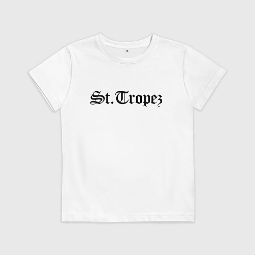 Детская футболка Сен-Тропе Франция / Белый – фото 1
