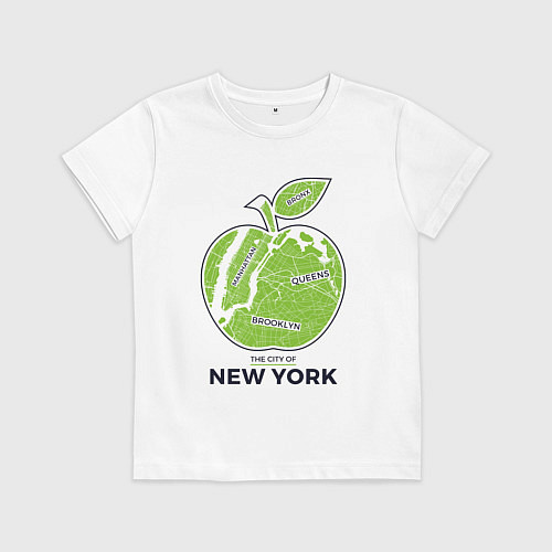 Детская футболка Сity of New York / Белый – фото 1
