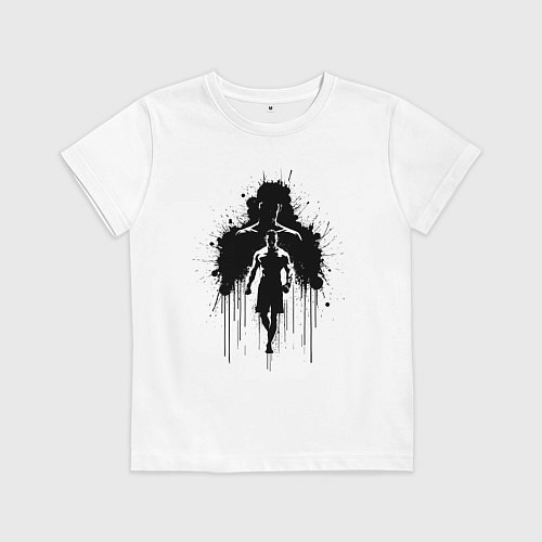 Детская футболка Нейт Диас эпичное граффити / Белый – фото 1