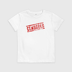 Детская футболка Censored