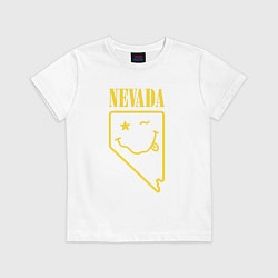 Футболка хлопковая детская Nevada Nirvana, цвет: белый