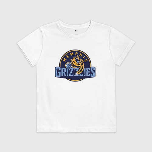 Детская футболка Memphis Grizzlies - NBA / Белый – фото 1