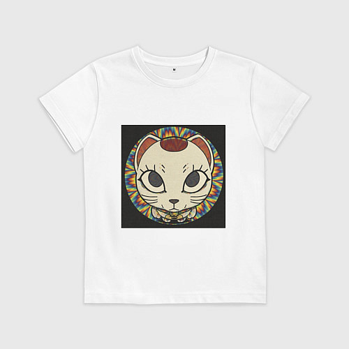 Детская футболка Радужный Дандадан / Белый – фото 1