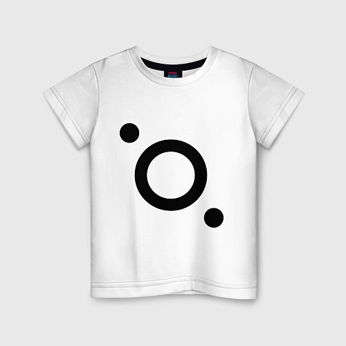 Детская футболка 30 STM: Glyph / Белый – фото 1