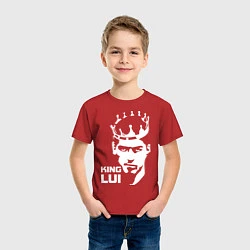 Футболка хлопковая детская King Lui Suarez, цвет: красный — фото 2