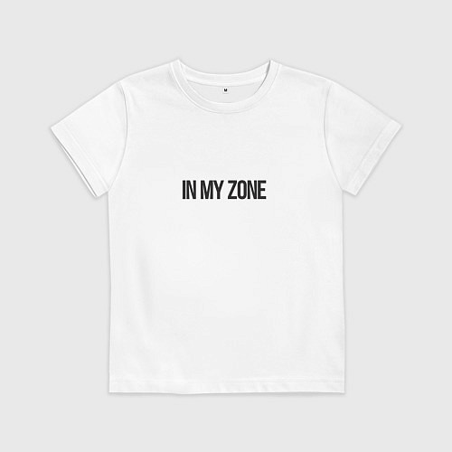 Детская футболка Sigma cat in my zone / Белый – фото 1