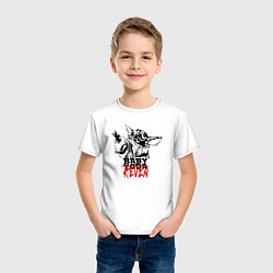 Футболка хлопковая детская Baby Kevin, цвет: белый — фото 2