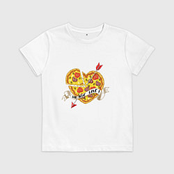 Детская футболка Love pizza