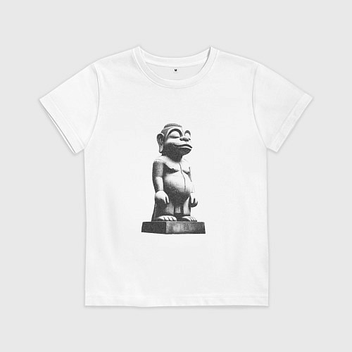 Детская футболка Истукан / Белый – фото 1