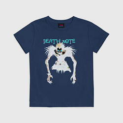 Футболка хлопковая детская Death note Ryuk - галлюцинации, цвет: тёмно-синий