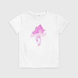 Футболка хлопковая детская Барби Яга, цвет: белый