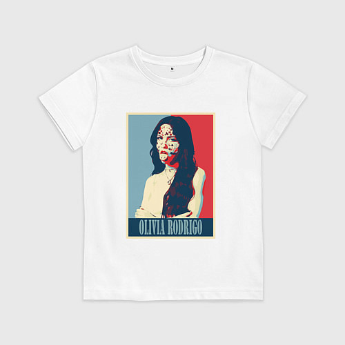 Детская футболка Оливия Родриго / Белый – фото 1