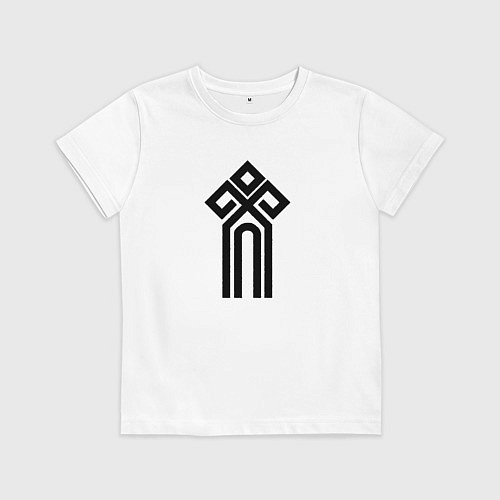 Детская футболка Чур - символ / Белый – фото 1